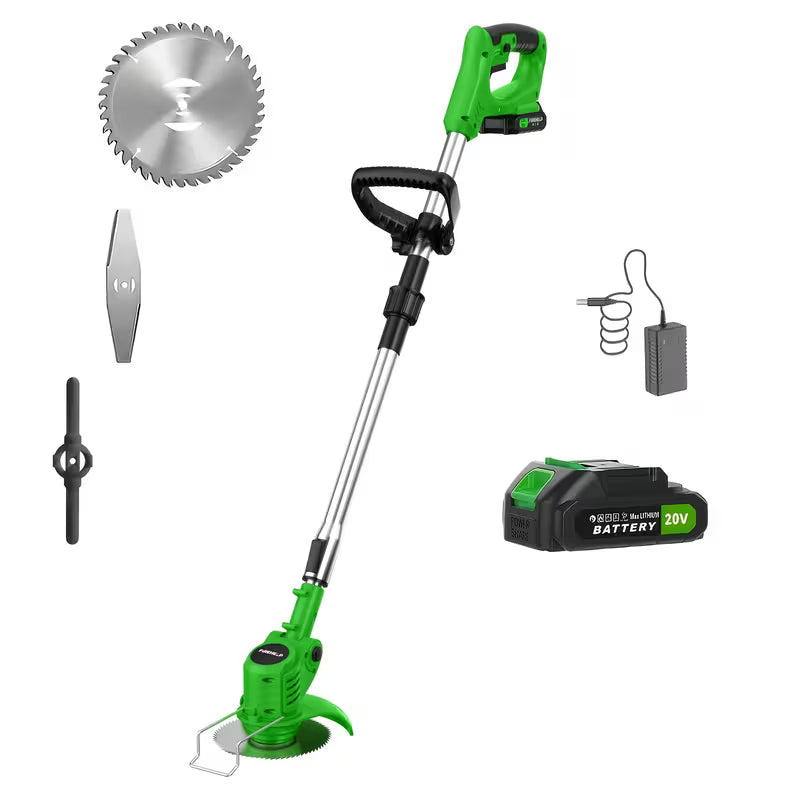 ZORVOMART™ 21V Cordless Electric Weed Wacker | 3-in-1 Lawn Trimmer, Edger & Garden Cutter with 3 Blades