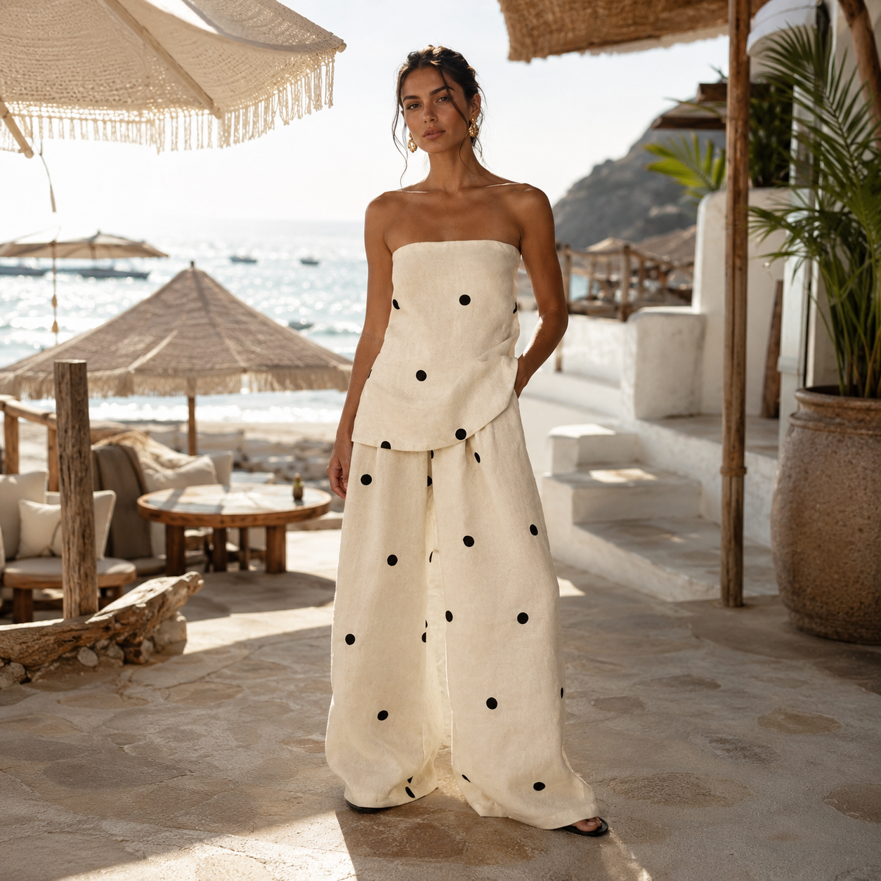 Mediterrane Polka Dot Set