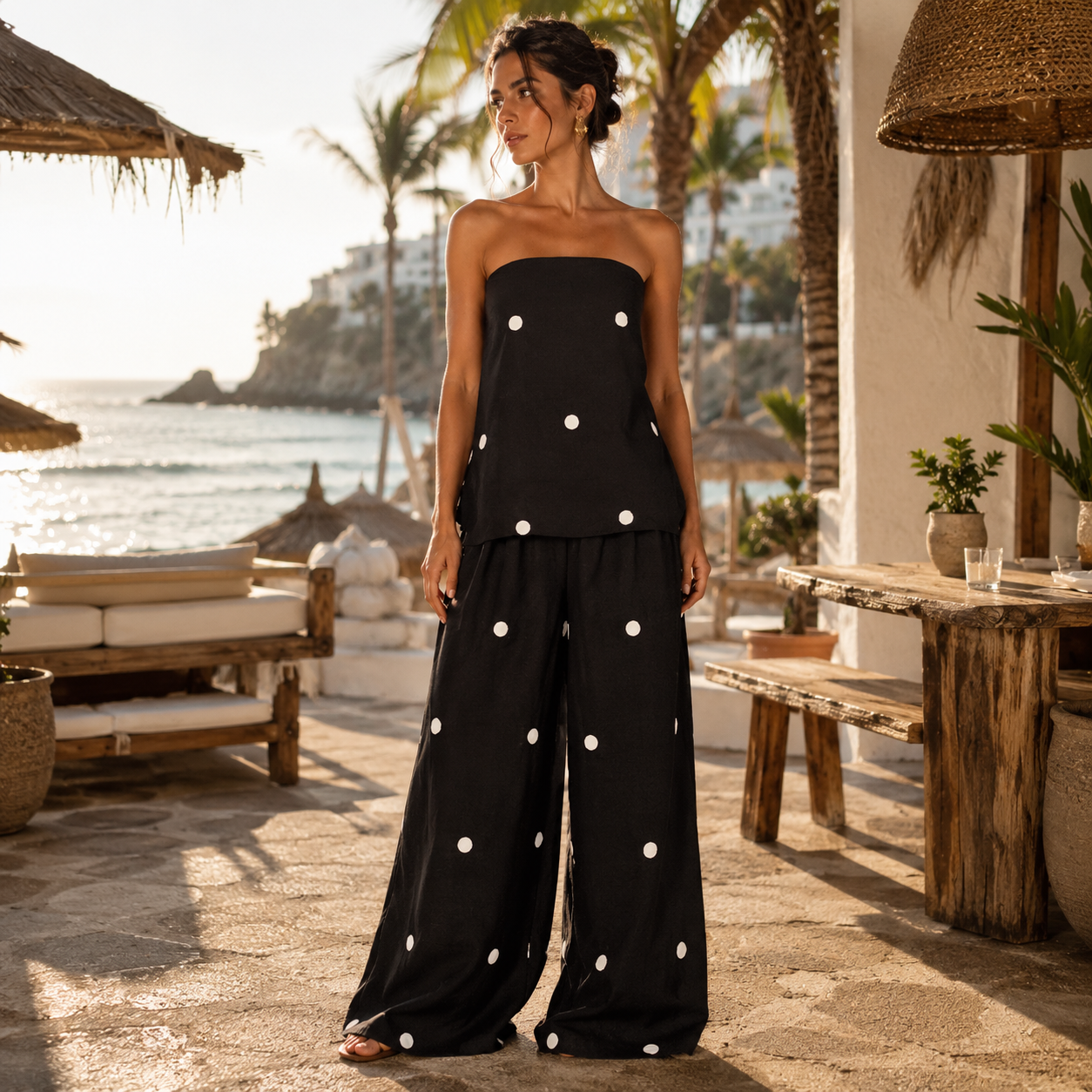 Mediterrane Polka Dot Set